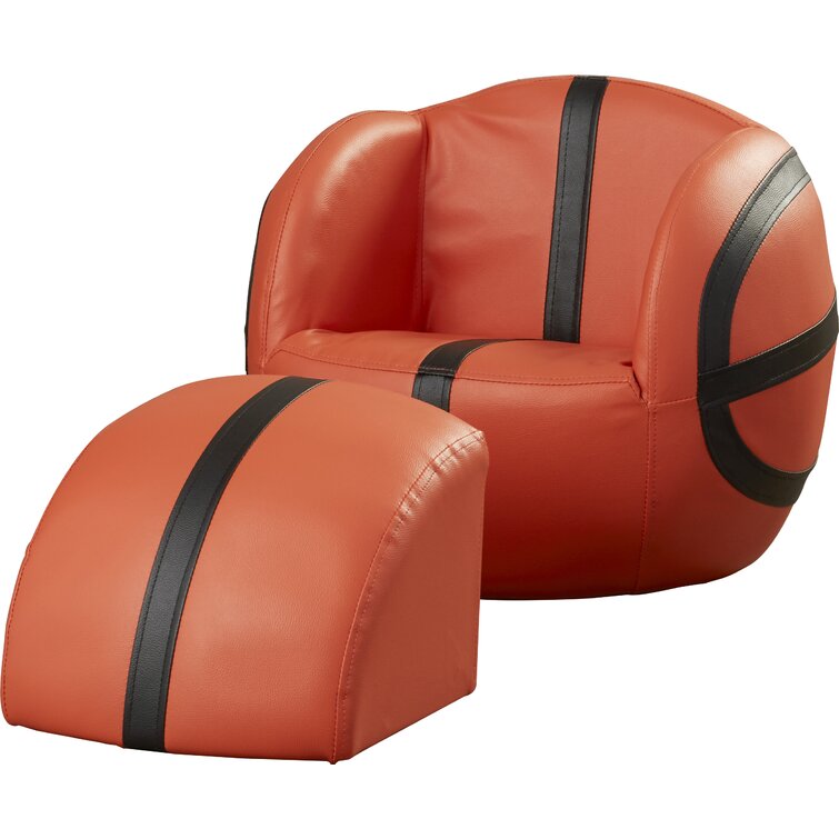 Basketball chair 2024 and ottoman